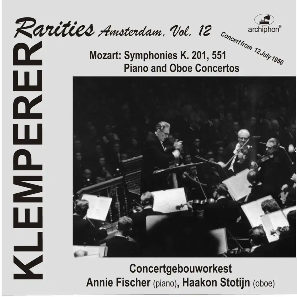 Symphony No. 29 in A Major, K. 201: III. Menuetto