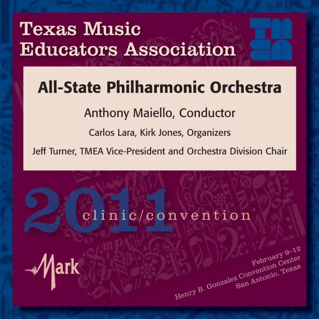 TMEA All-State Philharmonic Orchestra & Kay Vanlandingham