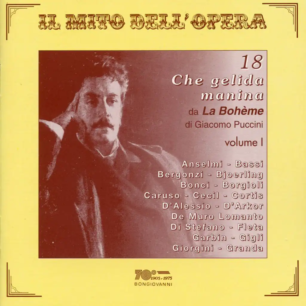 La bohème, Act I: Che gelida manina! (performed by Di Stefano)