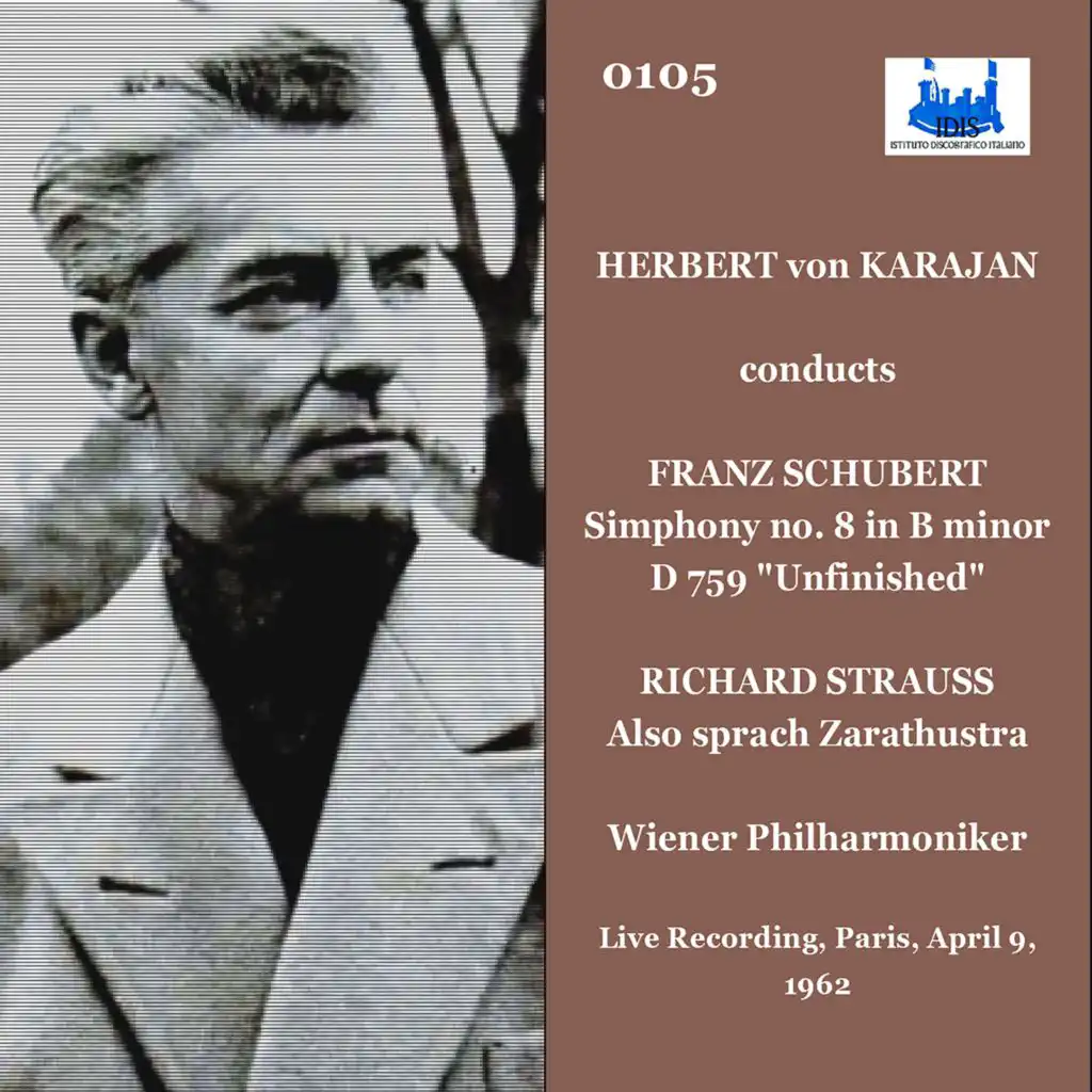 Herbert von Karajan conducts Franz SchubertLive Recording Paris 9 April 1962