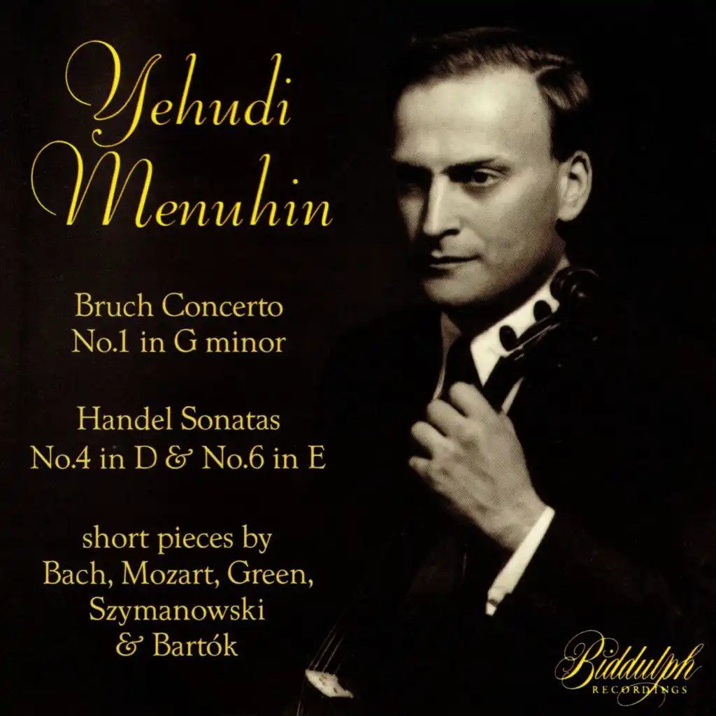 Yehudi Menuhin & Hendrik Endt