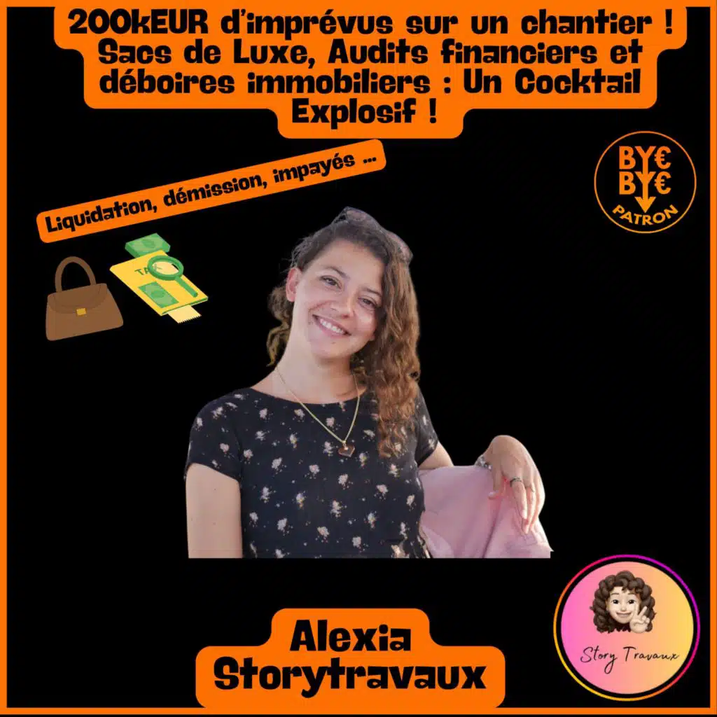 200kEUR d'imprévus sur un chantier ! Sacs de Luxe, Audits financiers et déboires immobiliers : Un Cocktail Explosif ! Alexia