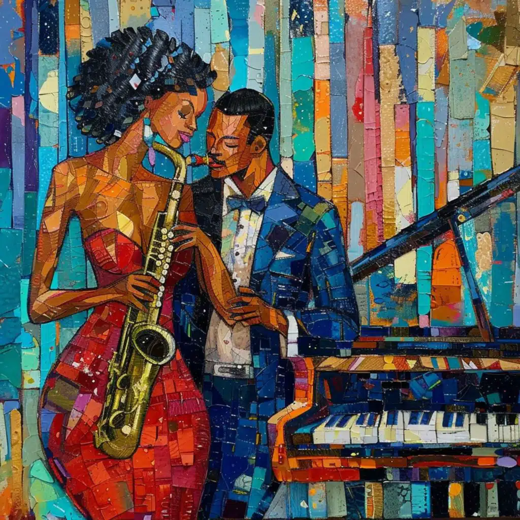 Cisne rosa, Piano Jazz Tarde en la noche & piano yung