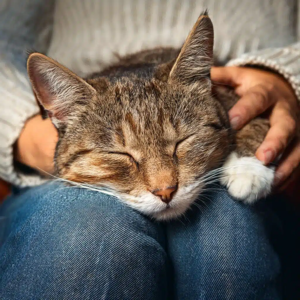 Los Sonidos Serenos Alivian El Estrés Del Gato