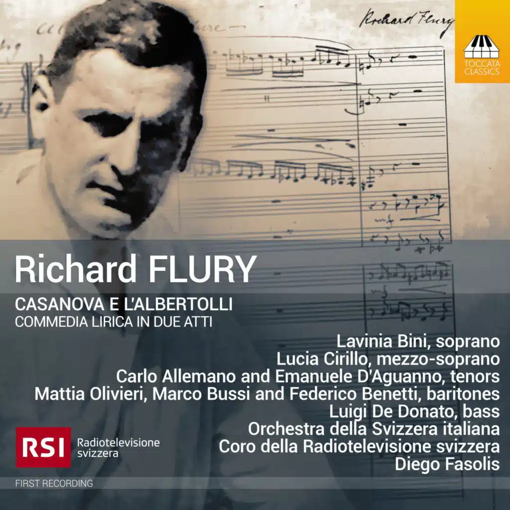 Casanova e l'Albertolli: Act One: No. 8: Recitativo: ‘L'abbiamo finalmente messo in fuga’ (feat. Federico Benetti, Luigi De Donato & Lavinia Bini)