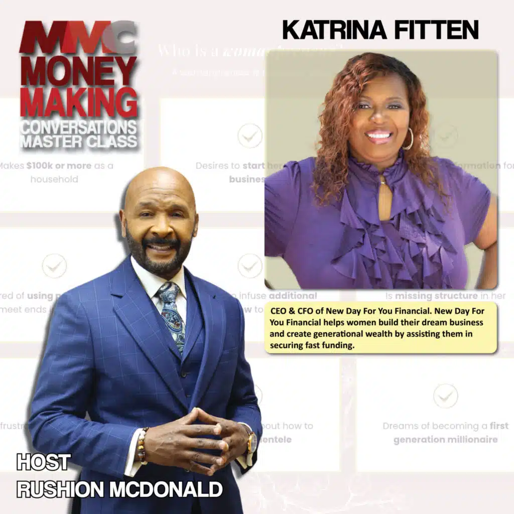 Financial Tips:  She can secure your business $100k in funding in 100 days or less, with same-day approvals and next-day funding.