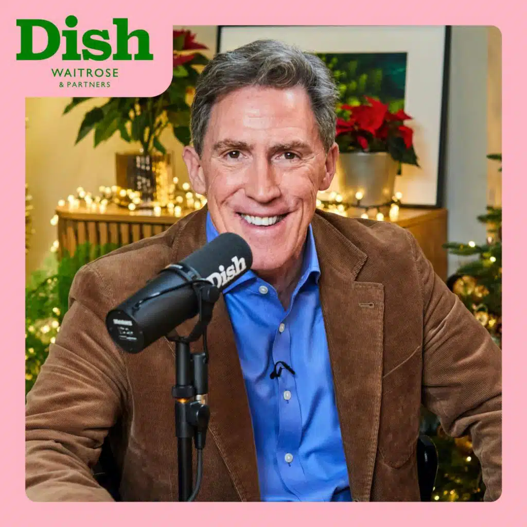 Rob Brydon, rib eye steak with tarragon, parsley & garlic butter and a Barolo