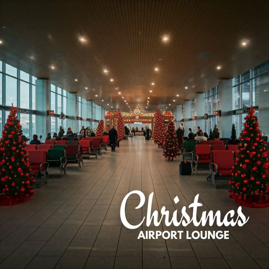 Christmas Airport Lounge: Calm Moments, Joyful Tunes, Festive Ambiance, Holiday Relaxation