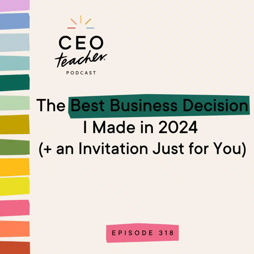 The Best Business Decision I Made in 2024 (+ an Invitation Just for You)