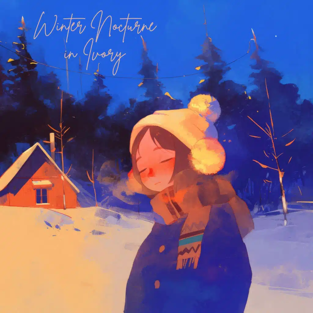 Winter's Starlit Journey