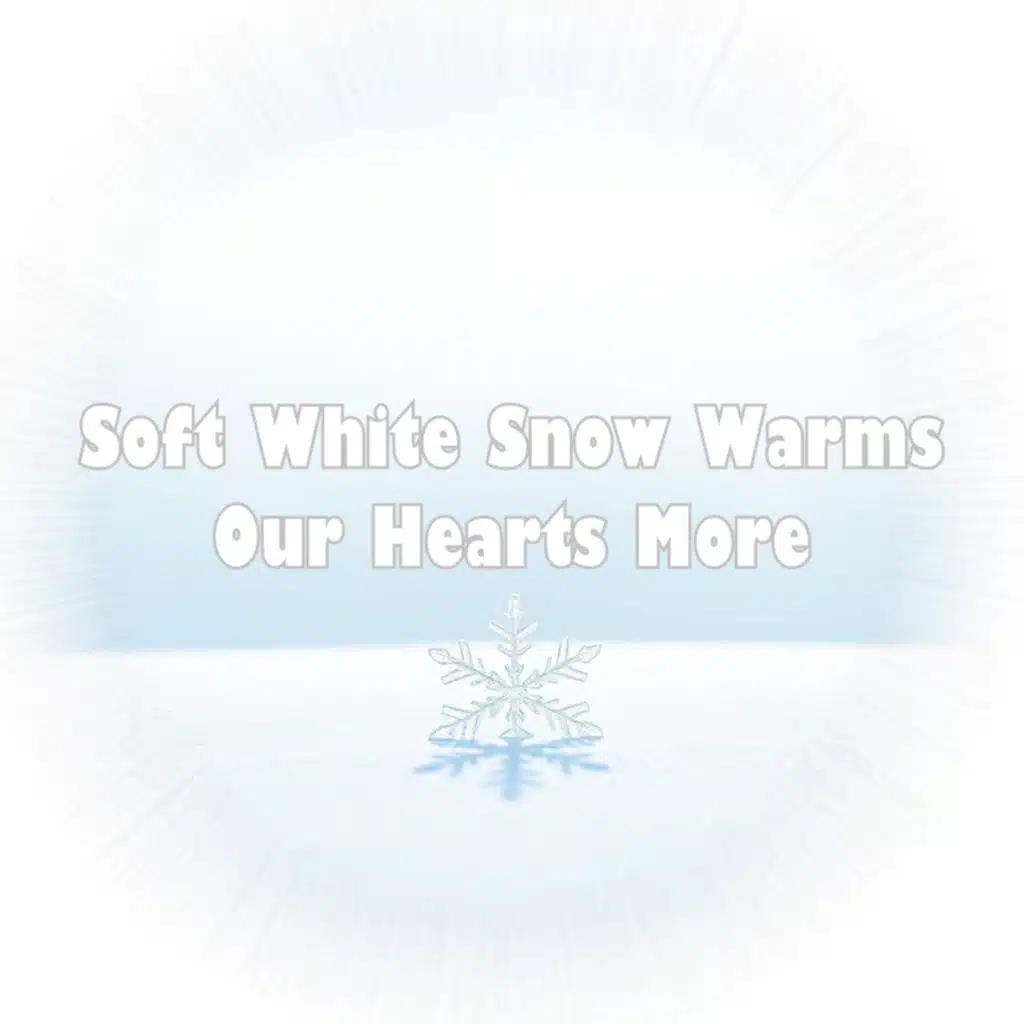Soft White Snow Warms Our Hearts More