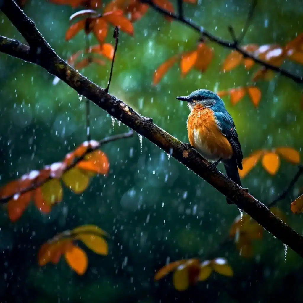 RAIN Sounds for Sleeping |  BIRDS |  Nature Sounds