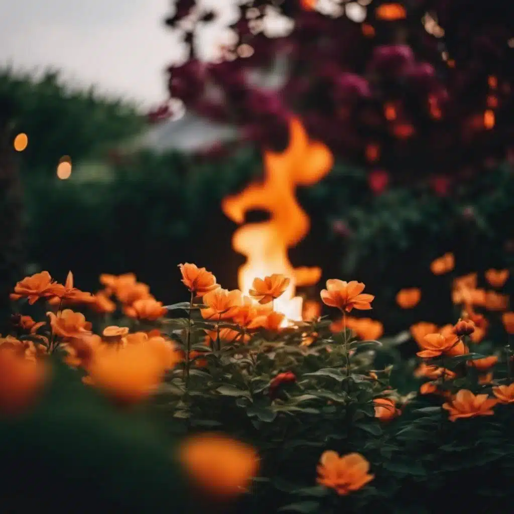 Jardín de Llamas y Flores