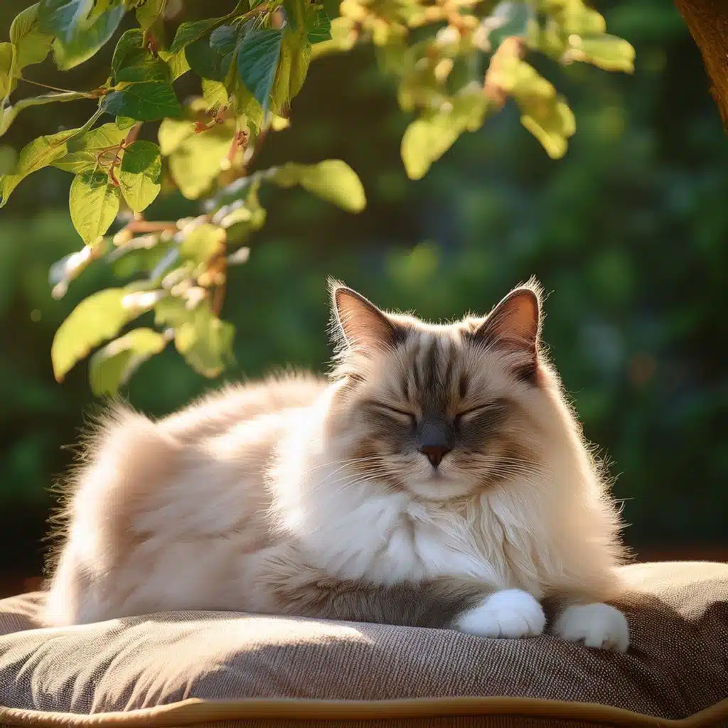 Gato Tranquilo Y En Paz