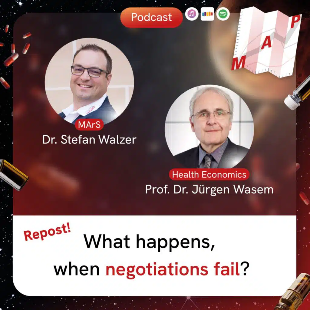 What happens, when negotiations fail, Prof. Dr. Jürgen Wasem? (Repost)