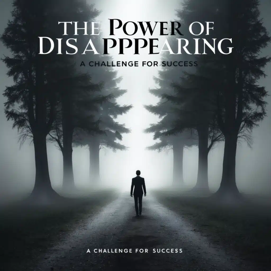 The Power of Disappearing: A Challenge for Success
