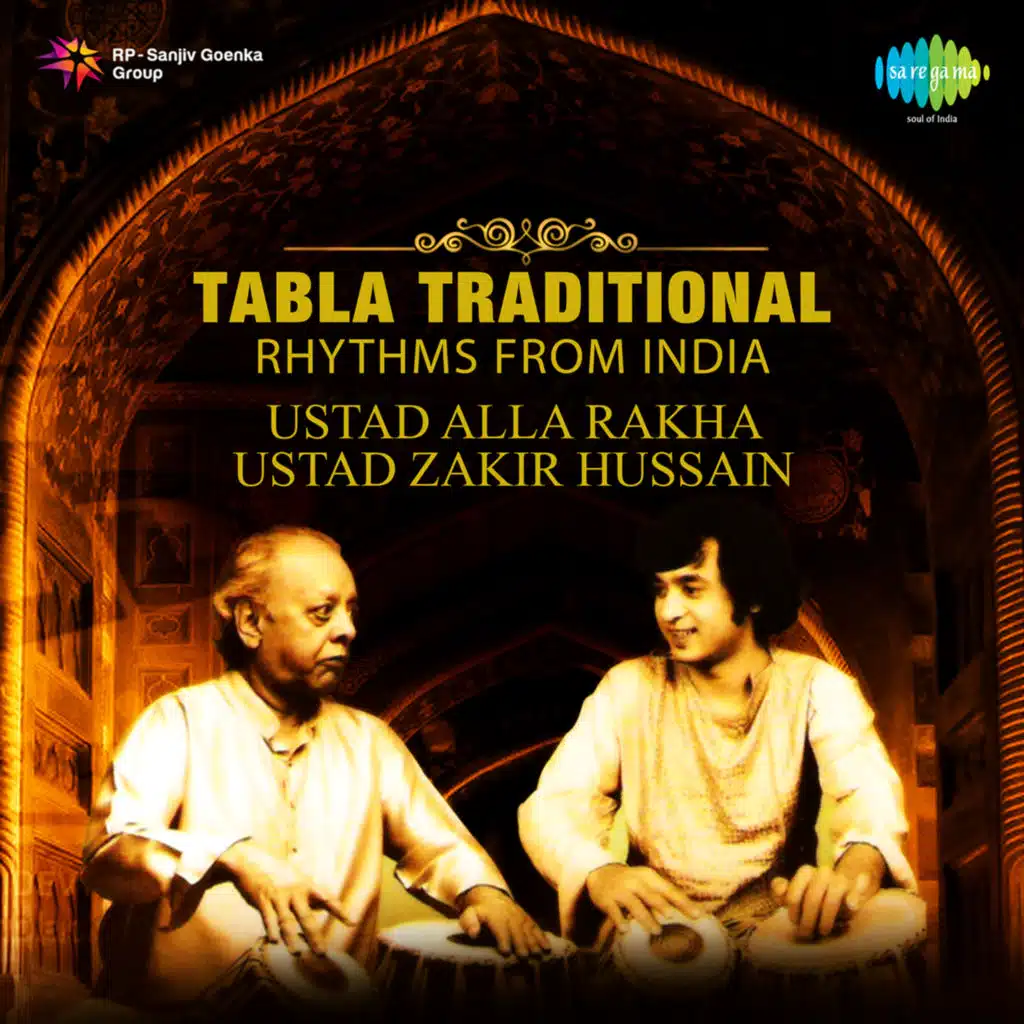 Tabla Traditional - Rhythms from India - Ustad Alla Rakha, Ustad Zakir Hussain