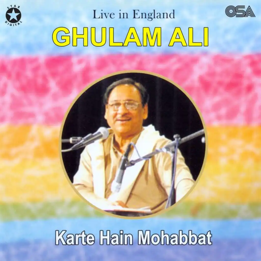 Karte Hain Mohabbat Sab Hi Magar (Live)