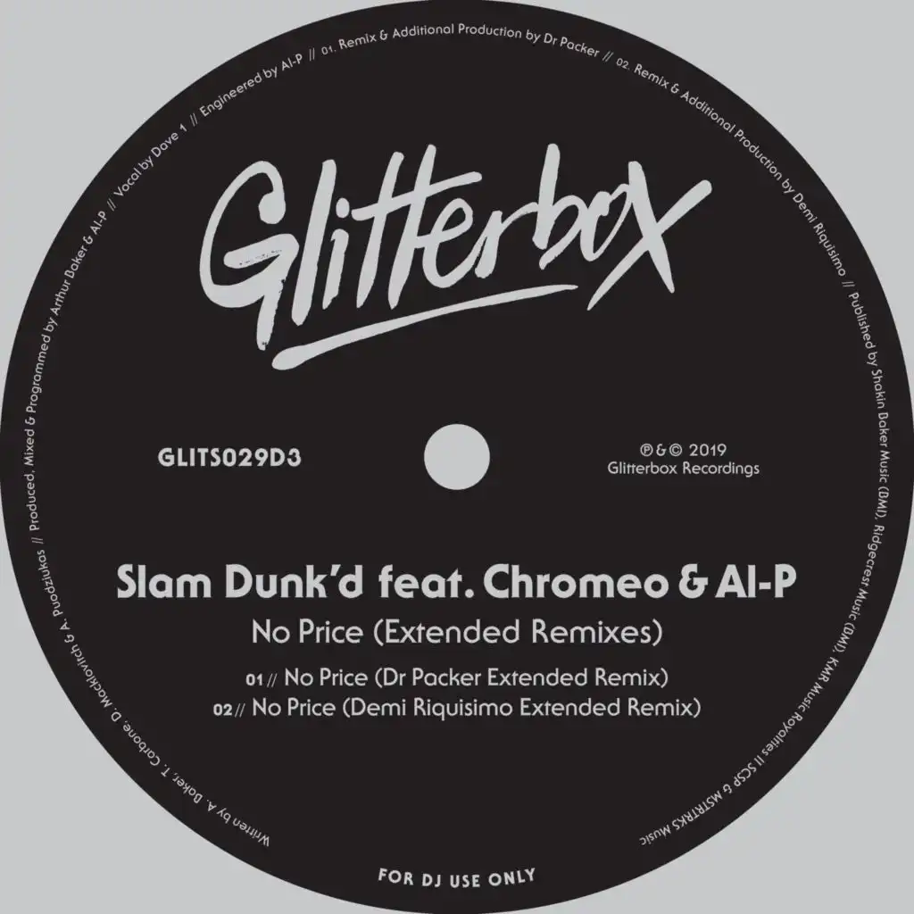 No Price (Dr Packer Extended Remix) [feat. Chromeo & Al-P]