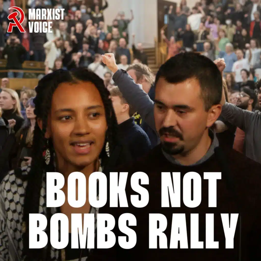 Books Not Bombs! (Revolution Festival 2024 rally)