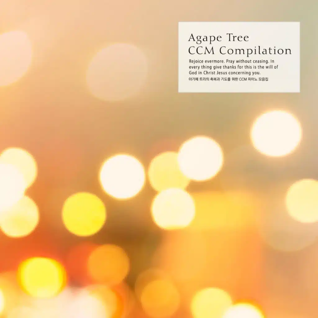 CCM piano collection for the blessing and prayer of Agape tree