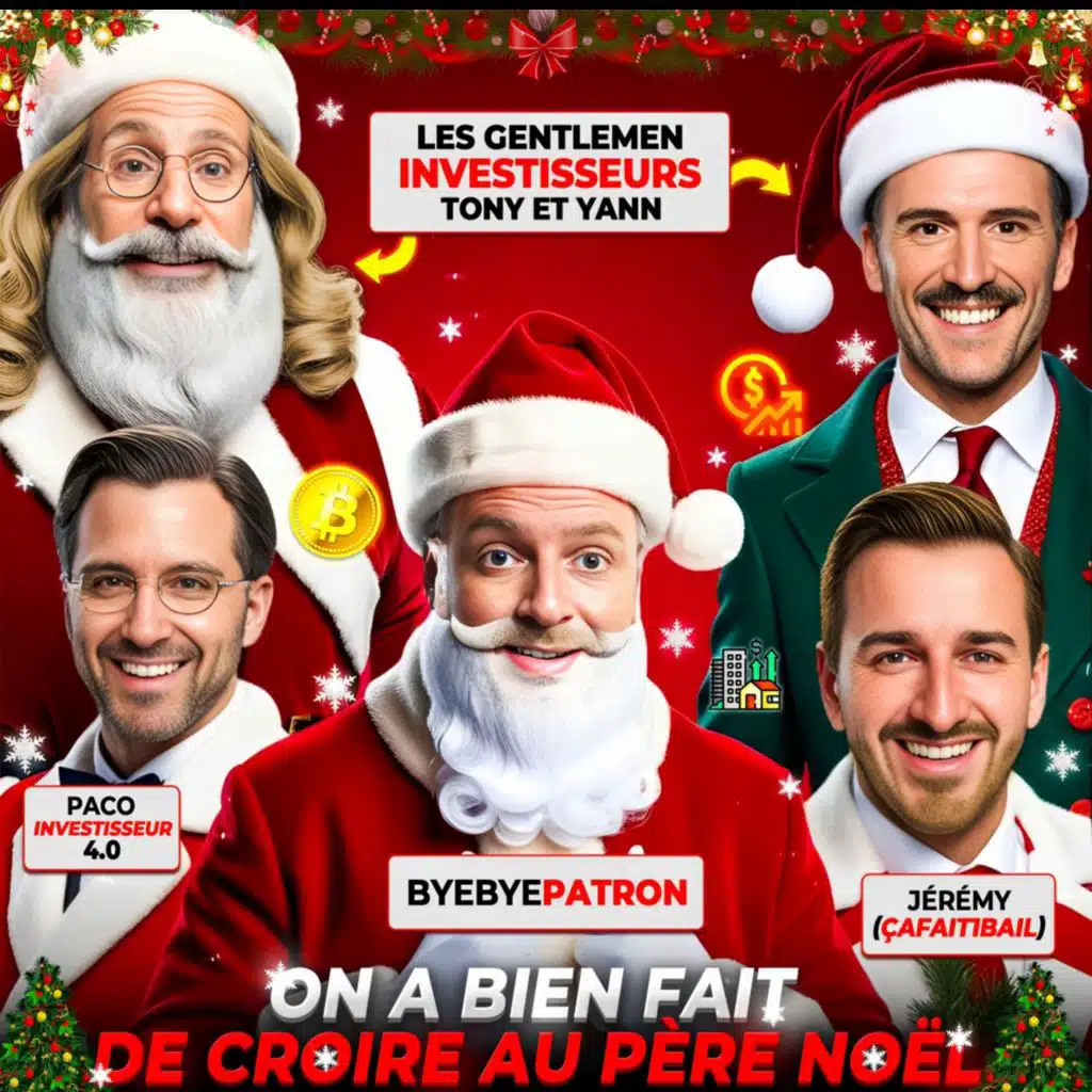 On a bien fait de croire au Père Noël ! Retrospective 2024 - Byebyepatron, les Investisseurs 4.0, Les Gentlemen Investisseurs #180