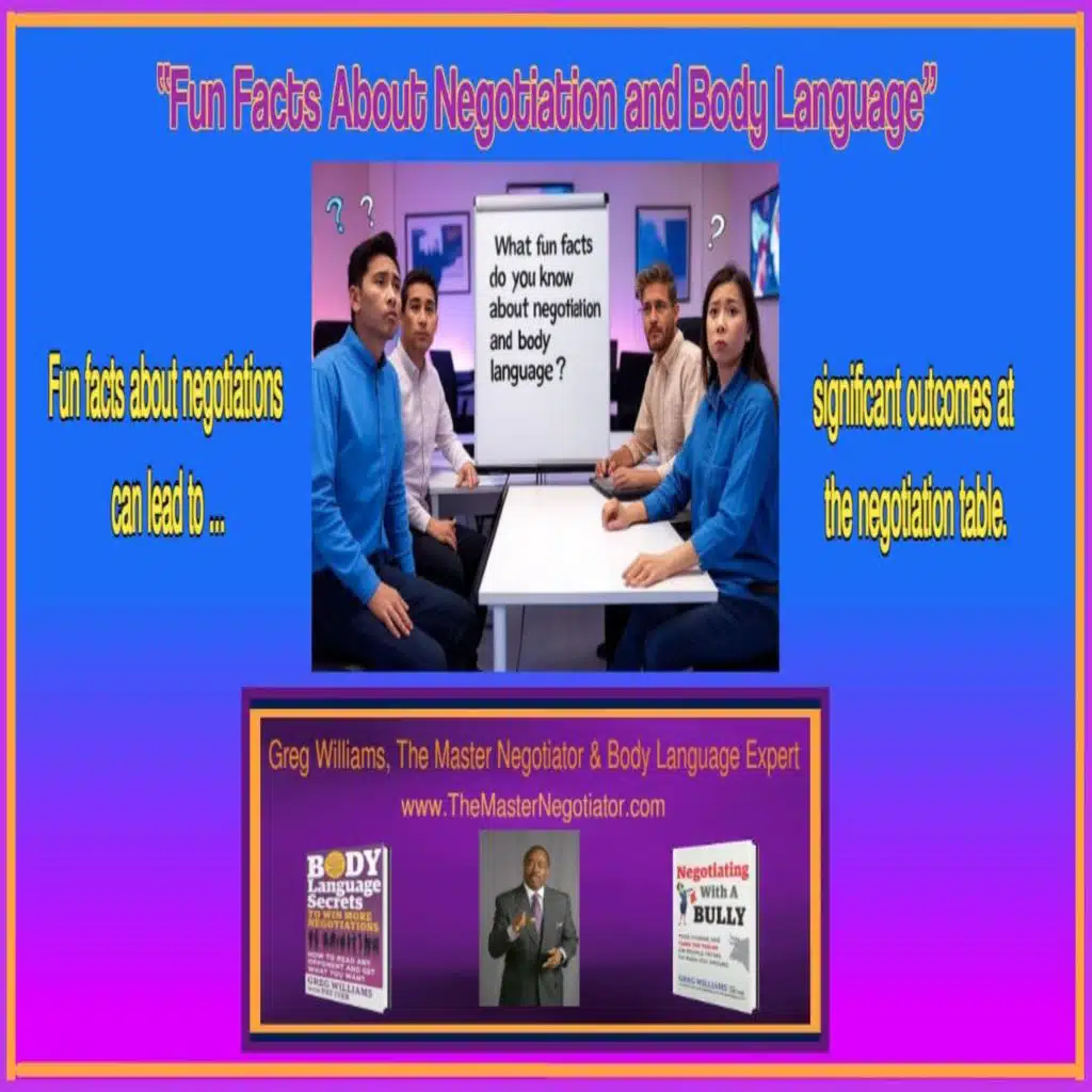 “Do You Know These 7 Fun Facts About Negotiation and Body Language”