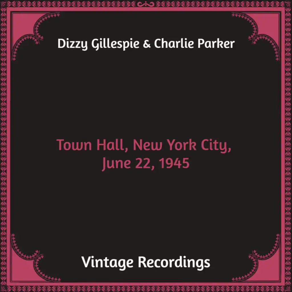 Town Hall, New York City, June 22, 1945