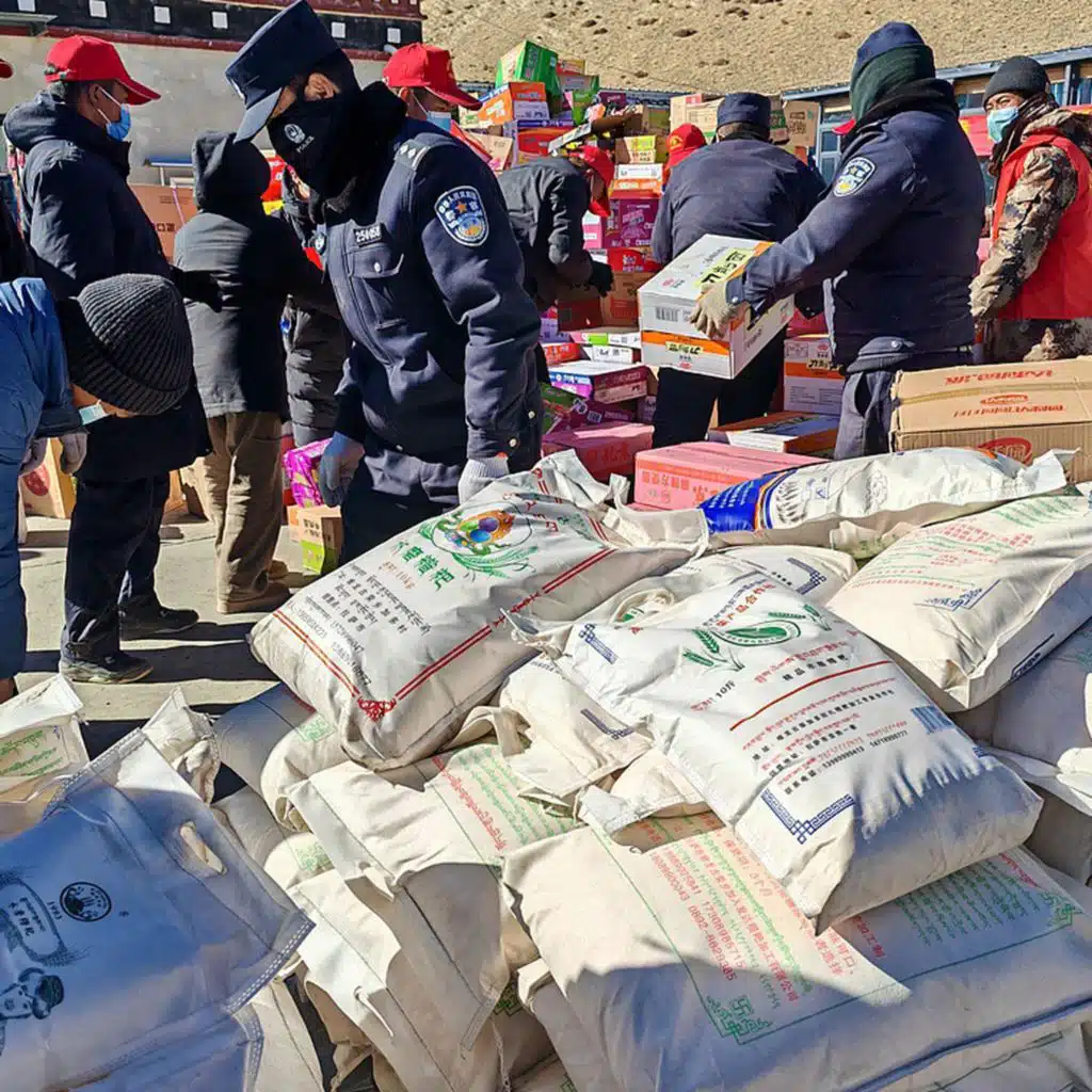 Rescuers race to quake-hit Xizang for rescue and relief work