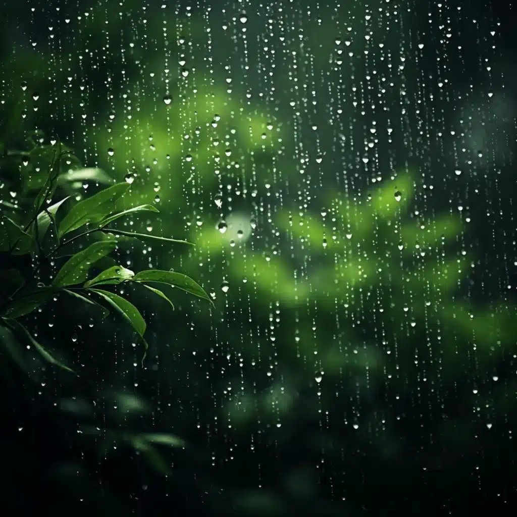 Rain Sounds 4 Hours - ASMR Rain Drop Raining Sound Effects Thunder for Sleep, Study and Relax