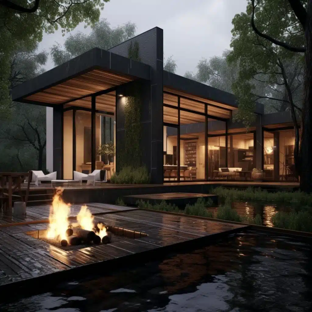 Rain & Thunderstorm Sounds  Crackling Fireplace  8 hours