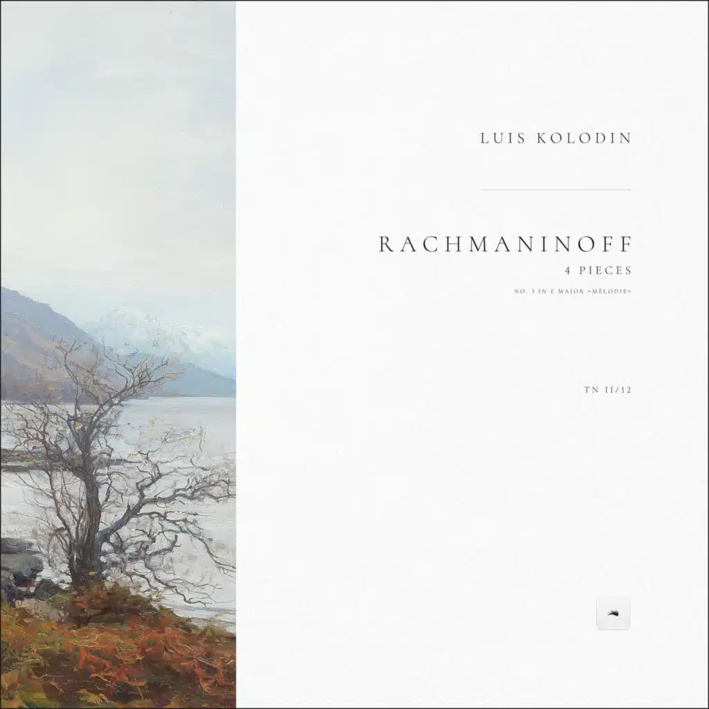 4 Pieces, TN ii/12: No. 3 in E Major 'Mélodie'