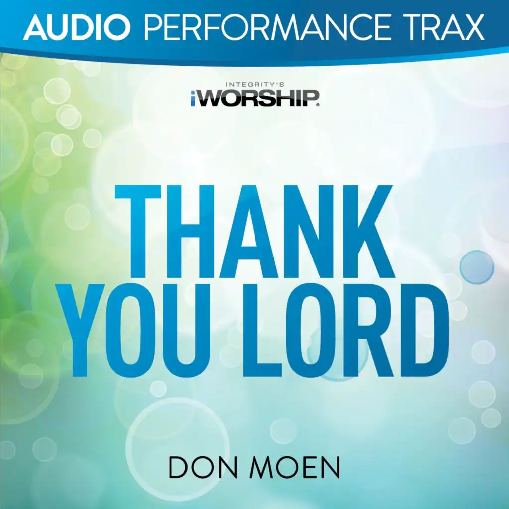 Thank You Lord (Live)