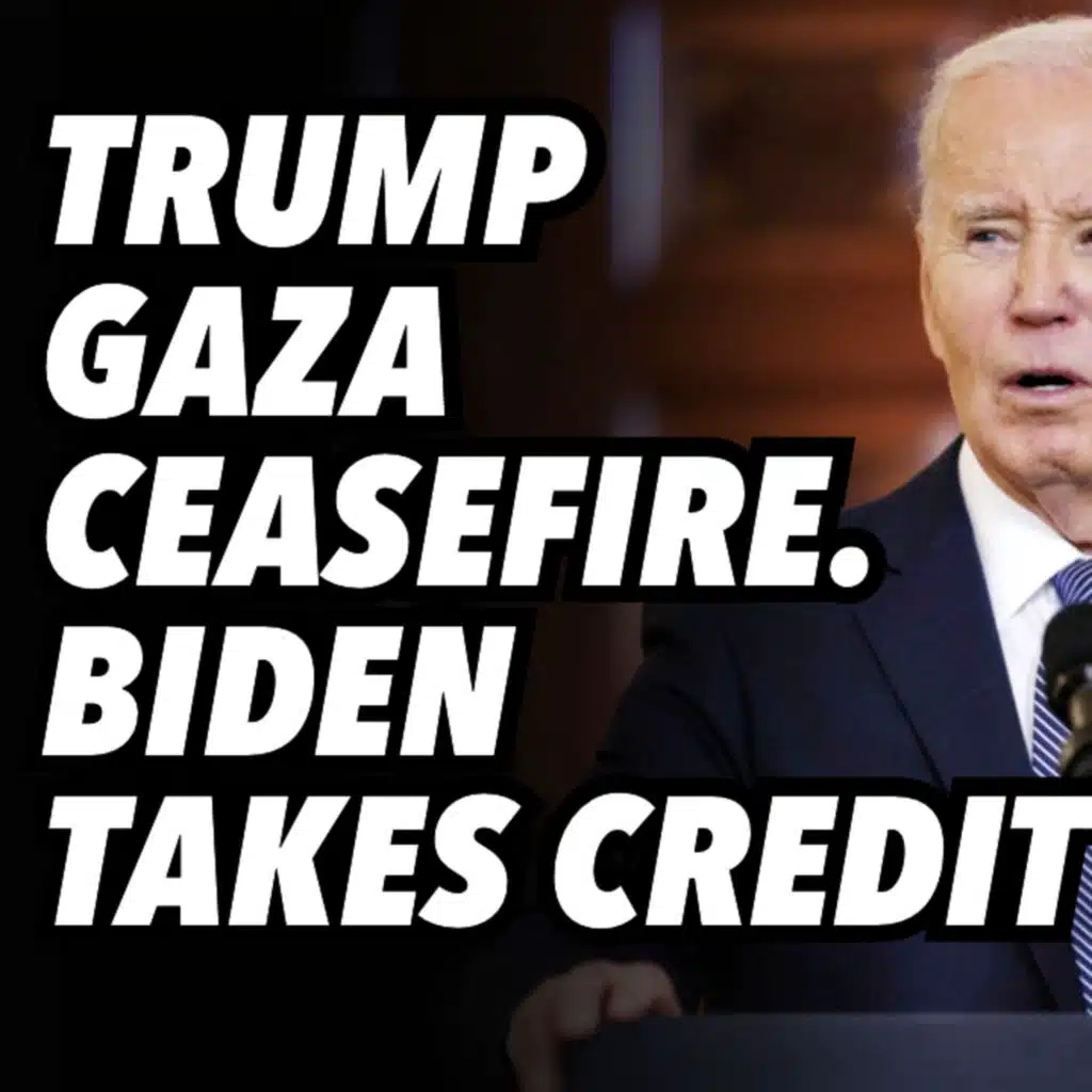 Trump Gaza ceasefire. Biden takes credit