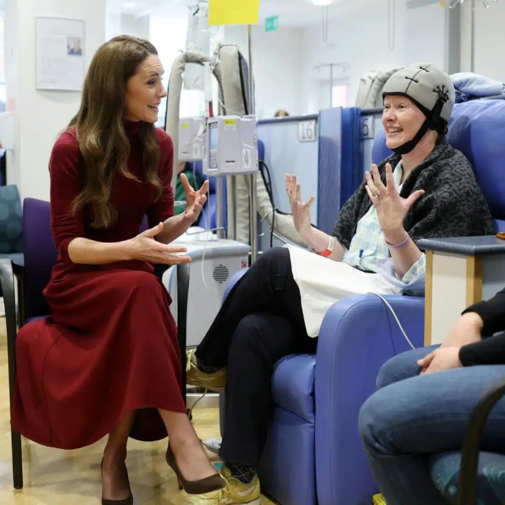Kate shares details of her cancer journey on poignant hospital visit