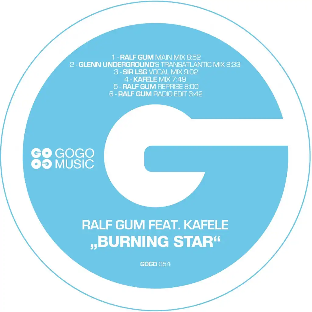 Burning Star (Glenn Underground's TransAtlantic Mix) [ft. Kafele]