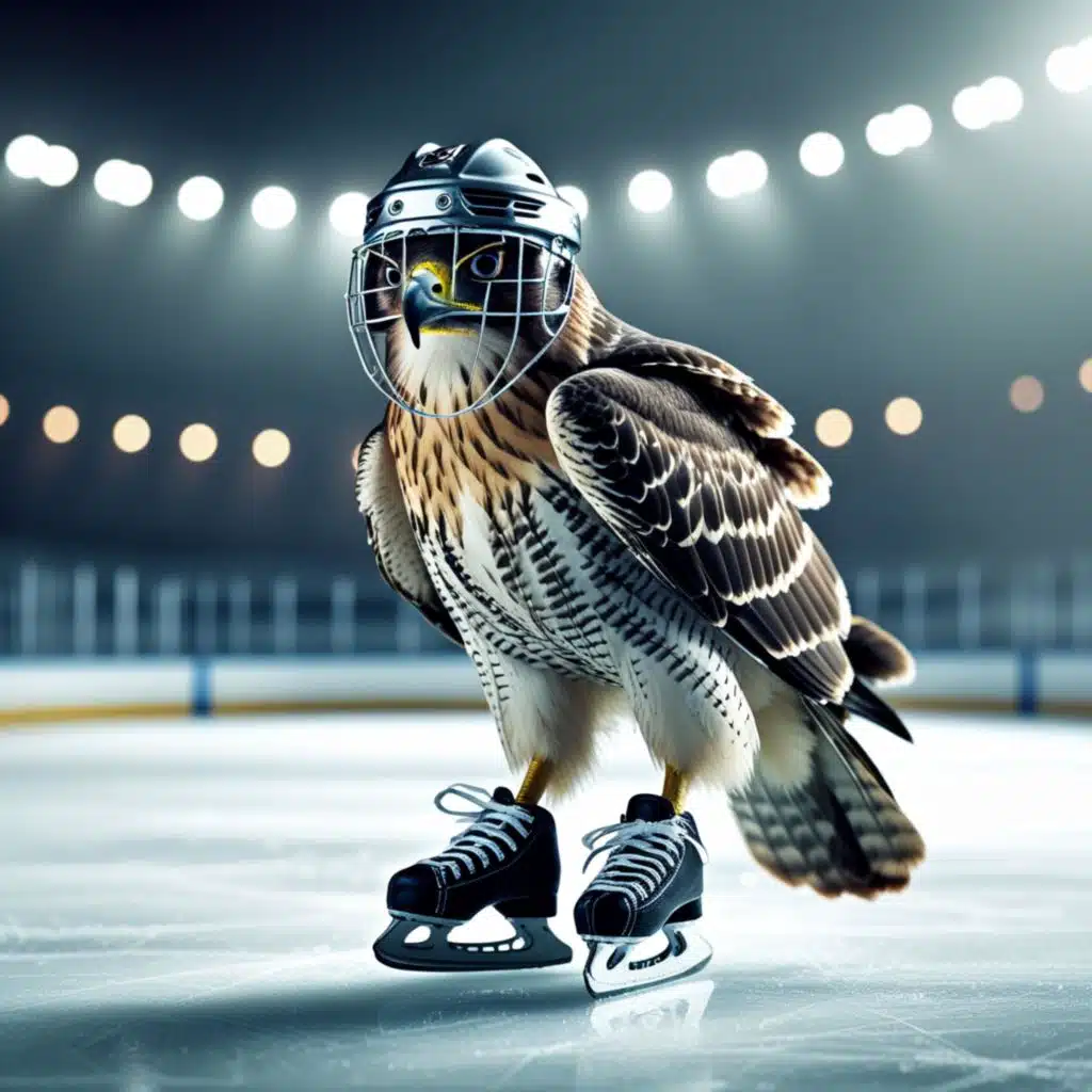 Hawks on ice