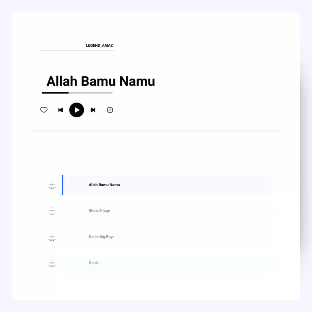 Allah Bamu Namu (Official)