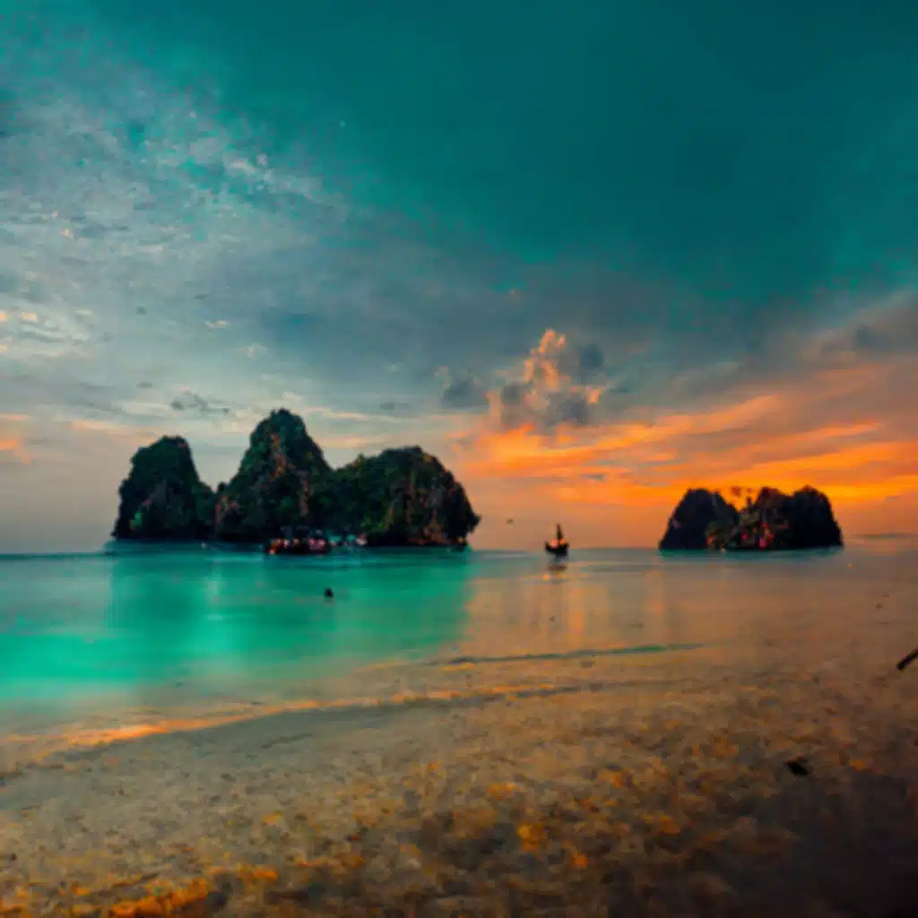 Ocean Waves With Tropical Ocean Bubbles | Blue Tropical Beach Sleep Soundscape 