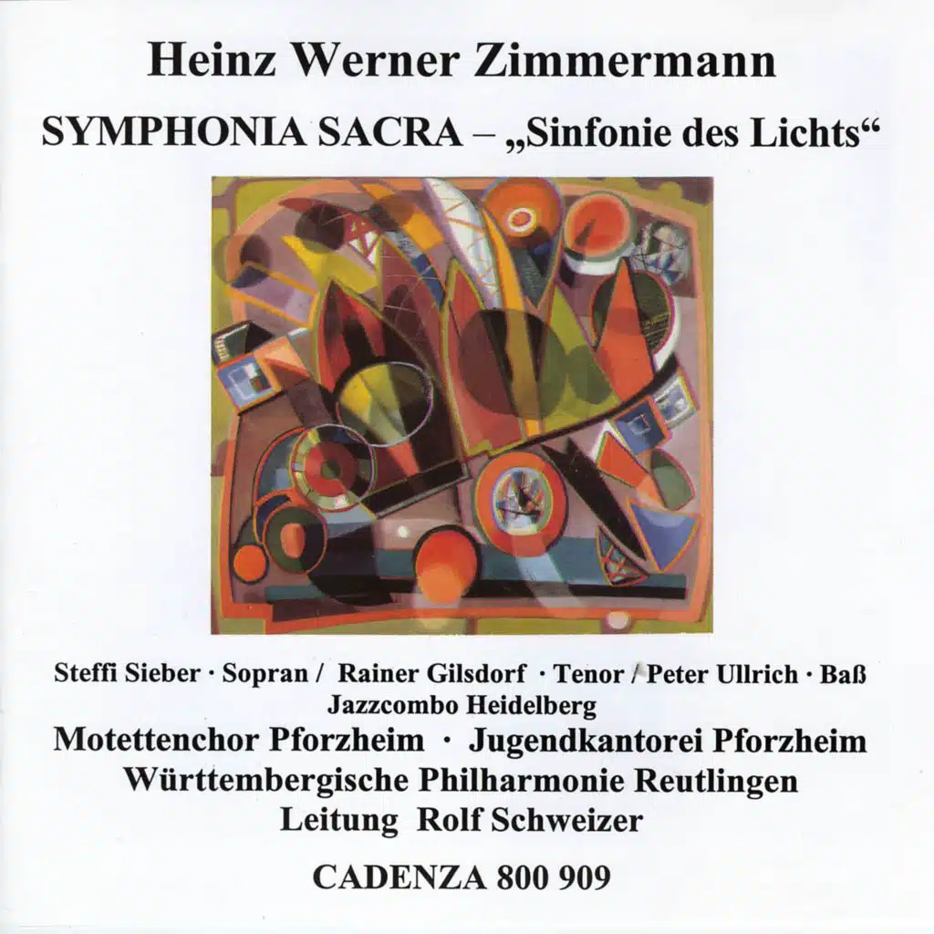 Zimmermann: Symphonia sacra "Sinfonie des Lichts"