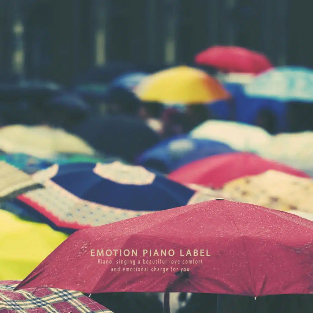 Sensational New Age piano with scenery of rainy day