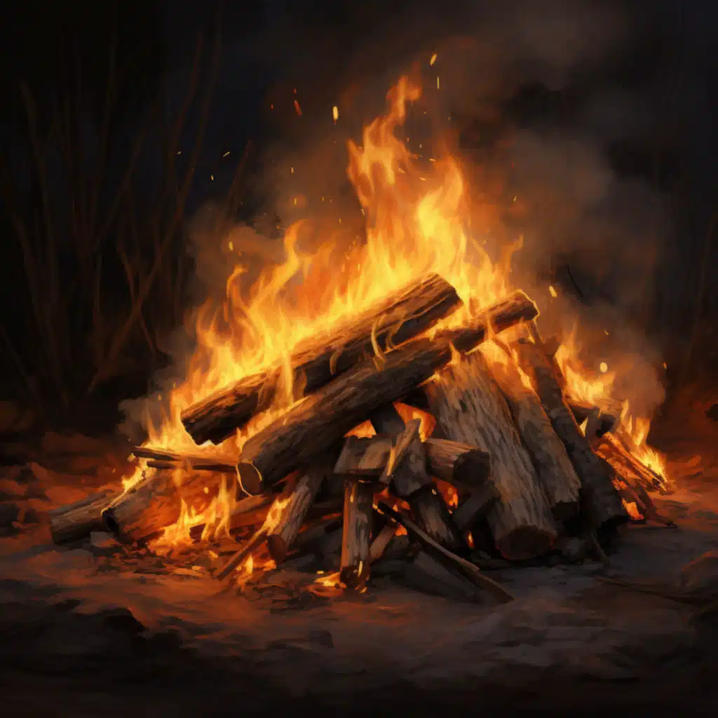 Restful Fire Meditation Tones