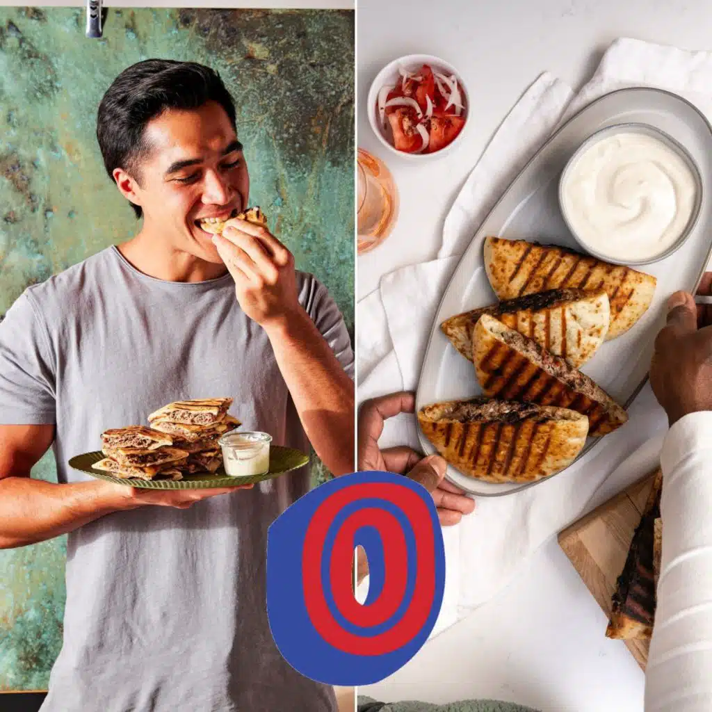 73: Owen Han's Recipe for Lamb Stuffed Pitas with Yogurt Tahini Sauce