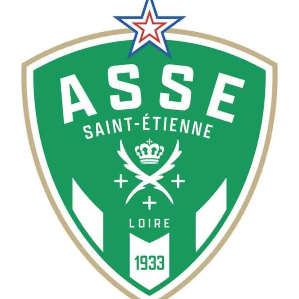 Que représente le blason de l'AS Saint-Étienne ?