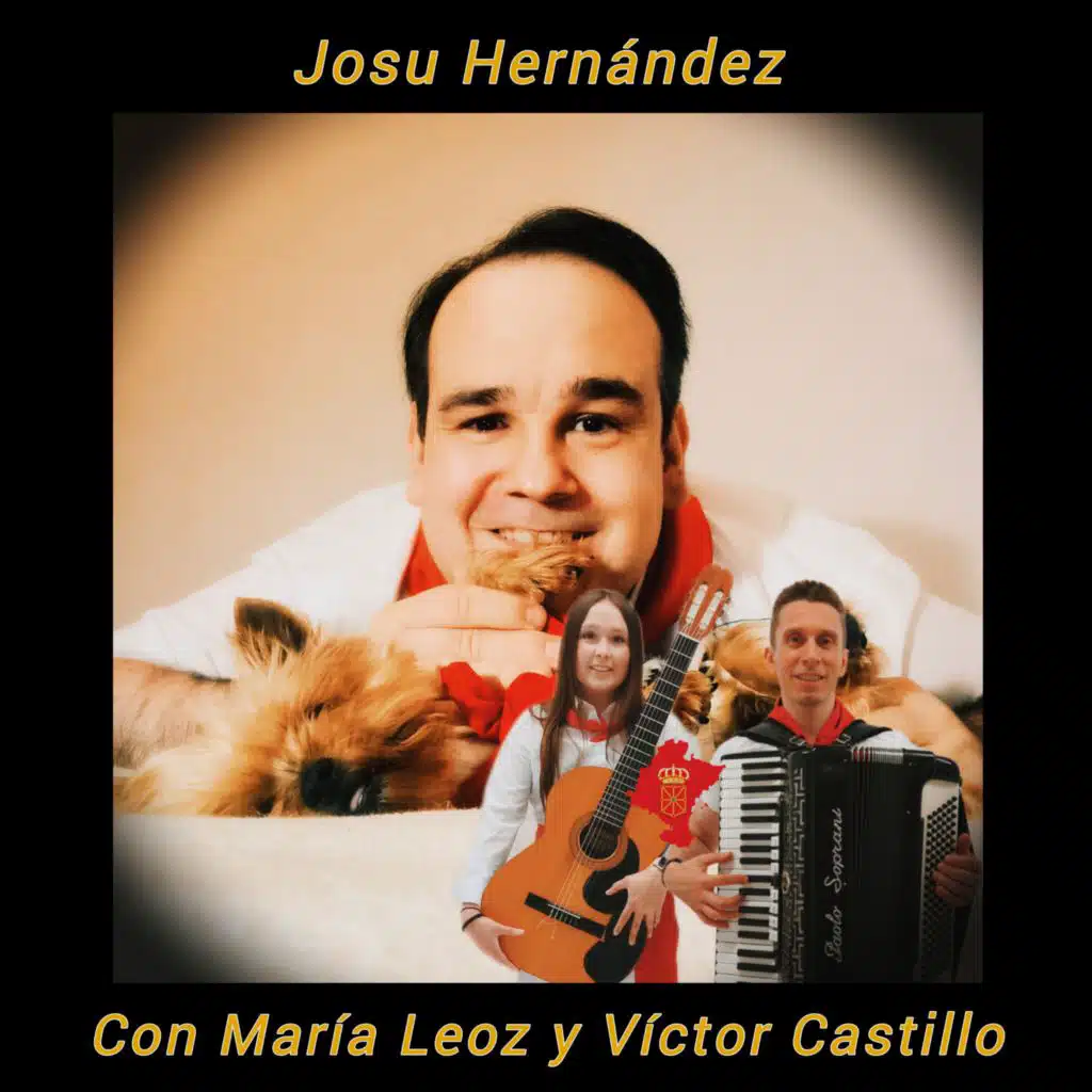 Con María Leoz y Víctor Castillo