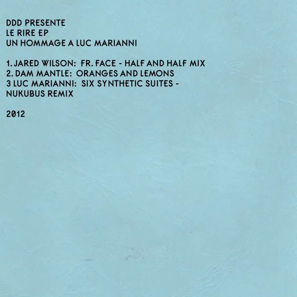 Le rire EP - Un hommage à Luc Marianni