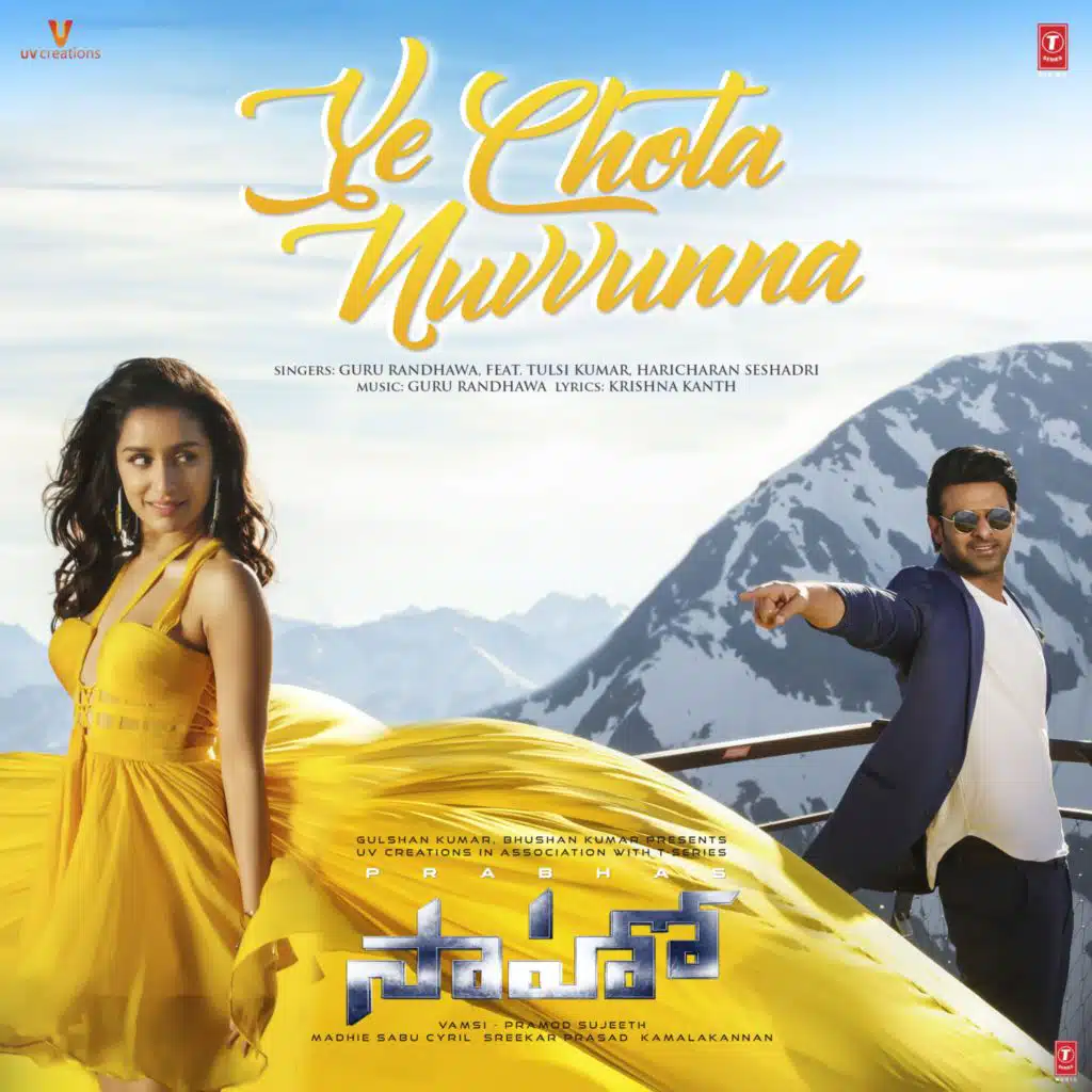 Ye Chota Nuvvunna (From "Saaho") [feat. Tulsi Kumar & Haricharan Seshadri]