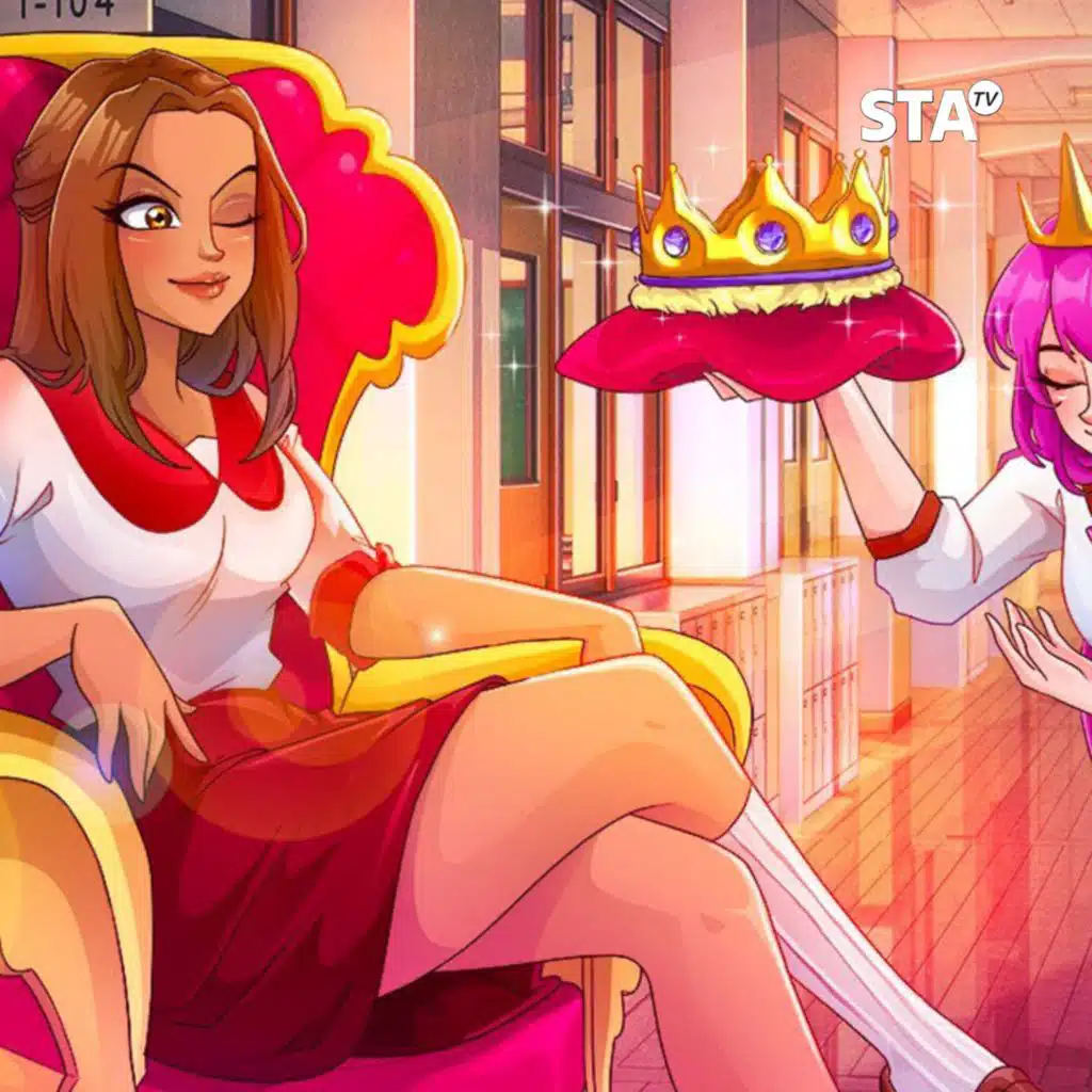 The School Queen Is Obsessed With Me | Story Time Animated