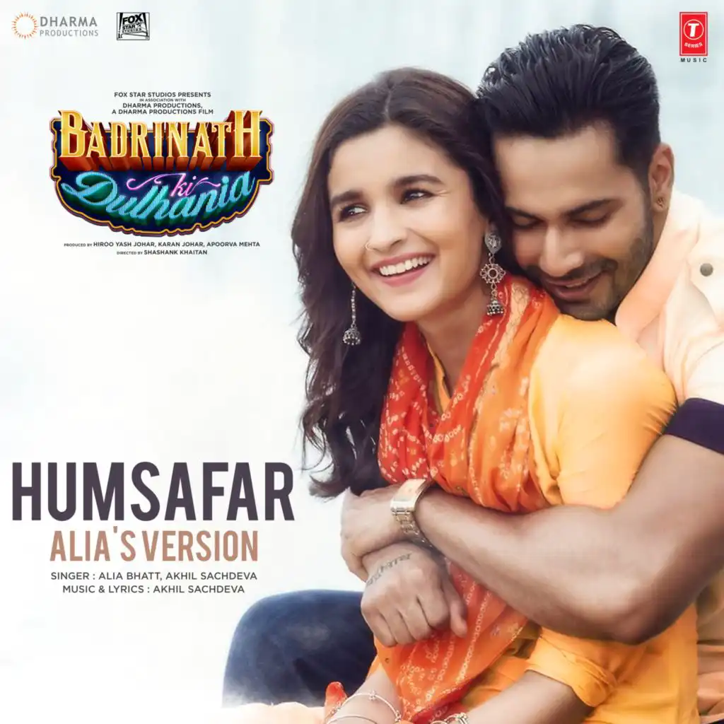 Humsafar (Alia's Version) [From "Badrinath Ki Dulhania"]