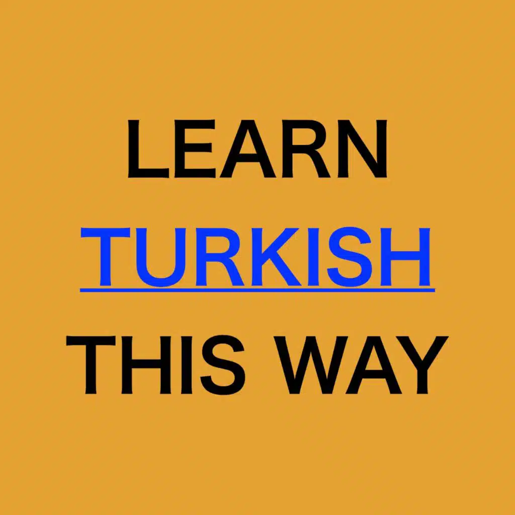 How to learn Turkish